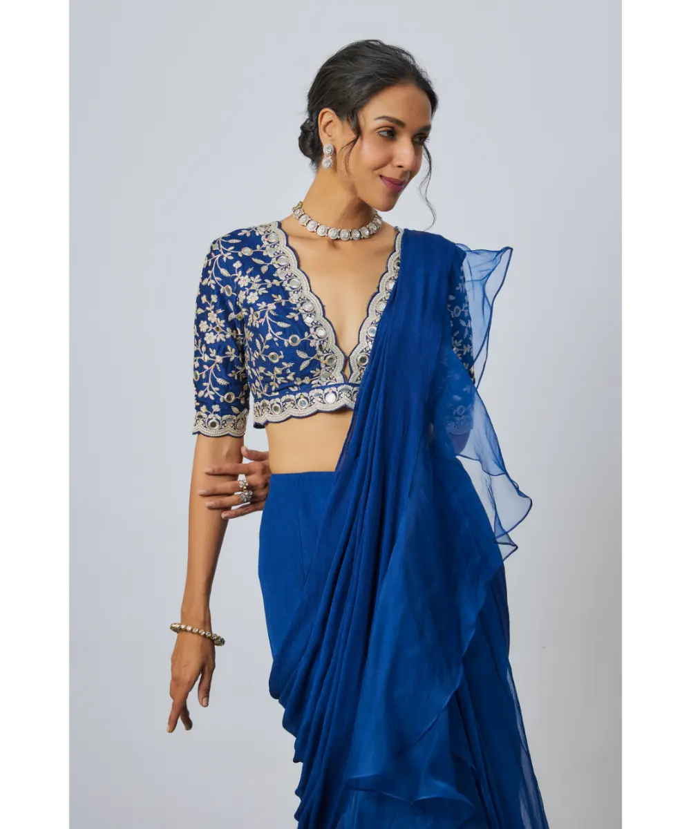 GOPI VAID- Ganika Saree Set